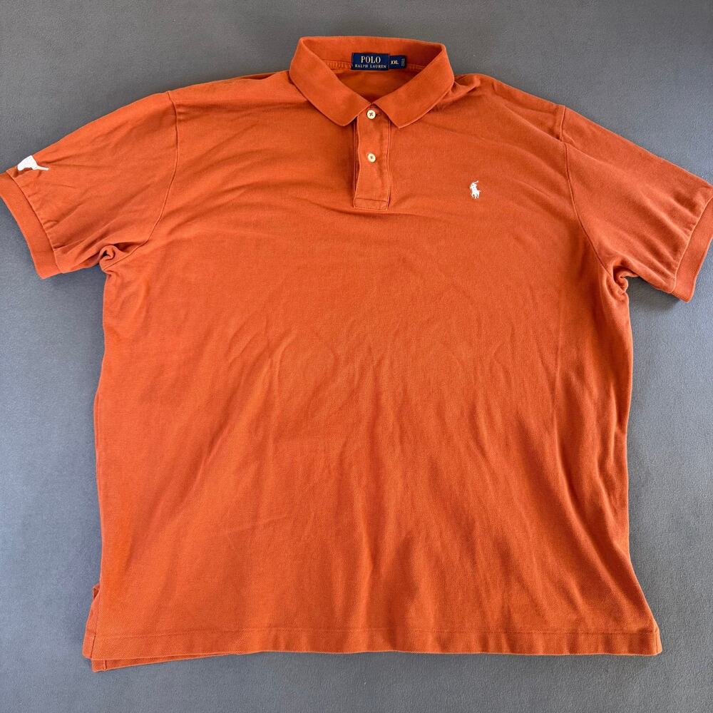 Polo Ralph Lauren Men's XXL Texas Longhorns Burnt Orange Polo